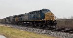 CSX 78 leads coal empties east.